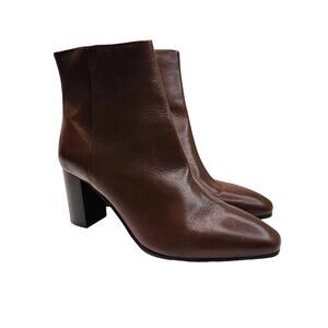 Aquatalia Florita Polished Calf Leather Boots Size 12